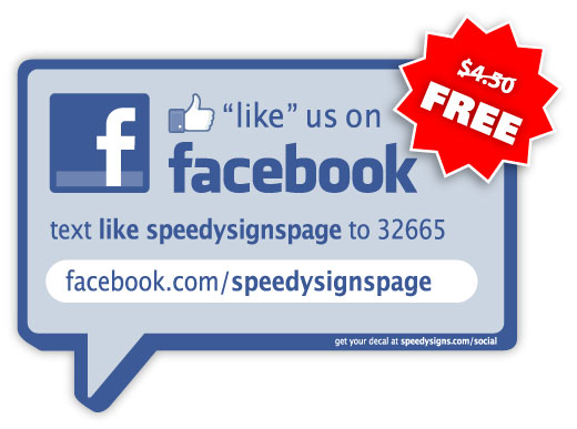 free facebook. Order your free Facebook window decal now »